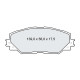 Колодки тормозные передние TOYOTA Corolla (E12, E14, E17) 00-…, RAV III/IV 05-…, Yaris 12-… D240E (G