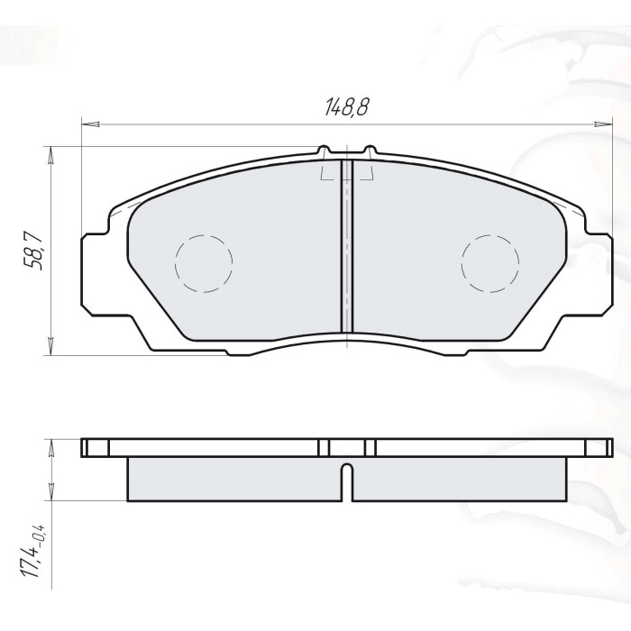 Колодки тормозные передние HONDA Civic VII/VIII/IX 01-…, Accord VII 02-07, FR-V 05-…, Legend III (KA