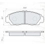 Колодки тормозные передние HONDA Civic VII/VIII/IX 01-…, Accord VII 02-07, FR-V 05-…, Legend III (KA