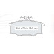 Колодки тормозные передние AUDI 80 78-91, 100 76-82  //  VOLVO 340-360 84-91 D253E (GDB628) (пр-во I