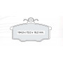 Колодки тормозные передние AUDI 80 78-91, 100 76-82  //  VOLVO 340-360 84-91 D253E (GDB628) (пр-во I