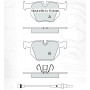 Колодки тормозные задние BMW 3-th (E90) 05-11, X1 (E84) 09-15 D256Ei (GDB1560) (пр-во Intelli)