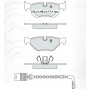 Колодки тормозные задние BMW 1-th (E81, E87) 04-12, 3-th (E90) 05-11, X1 (E84) 09-15 D257E (GDB1626)