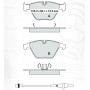 Колодки тормозные передние BMW 3-th (E90) 05-11, 5-th (E60) 03-10, X1 (E84) 09-15 D258E (GDB1498) (п