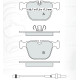 Колодки тормозные задние BMW 5-th (E60) 03-10, 7-th (E65/66/67) 01-09, X5 (E70) 07-13, (F15, E85) 13