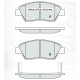 Колодки тормозные передние HONDA Civic IV, V, VI, VII 91-05 D260E (GDB3375) (пр-во Intelli)