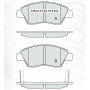 Колодки тормозные передние HONDA Civic IV, V, VI, VII 91-05 D260E (GDB3375) (пр-во Intelli)