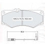 Колодки тормозные передние MB Bus 207-410 77-96, G-Classe (W460, W461) 79-...  D261E (GDB317) (пр-во