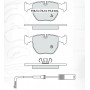 Колодки тормозные передние BMW 5-th (E39) 95-03, 7-th (E38) 94-01, X3 (E83) 06-11, X5 (E53) 00-06 D2