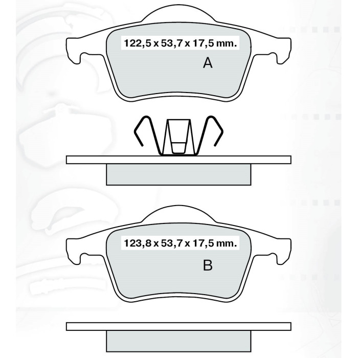 Колодки тормозные задние VOLVO S60 I 00-10, S70/V70 I 97-00, V70 II 00-07, S80 I 98-06, XC70 00-07 D