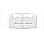 Колодки тормозные передние OPEL Kadett D/E 79-91, Vectra A 88-95, Omega A 86-94, Corsa A 82-93/ DAEW