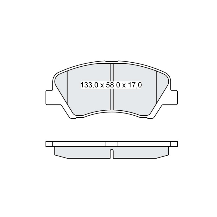 Колодки тормозные передние HYUNDAI Accent IV (RB) 10-…   //  KIA Rio III (UB) 11-...  D273E (GDB3548