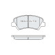 Колодки тормозные передние HYUNDAI Accent IV (RB) 10-…   //  KIA Rio III (UB) 11-...  D273E (GDB3548