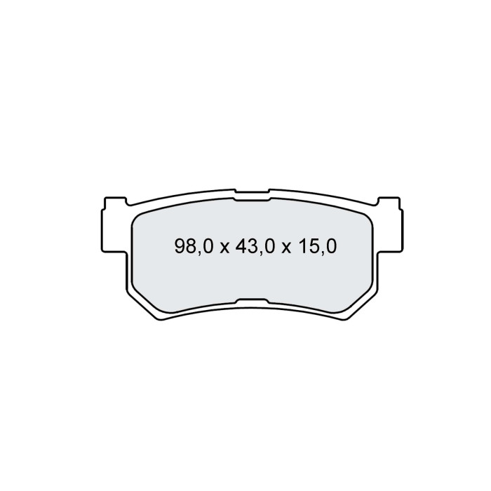 Колодки тормозные задние SSANGYONG Rexton I/II 02-…, Actyon 05-…, Kyron 05-…, Korando 98-..., Musso