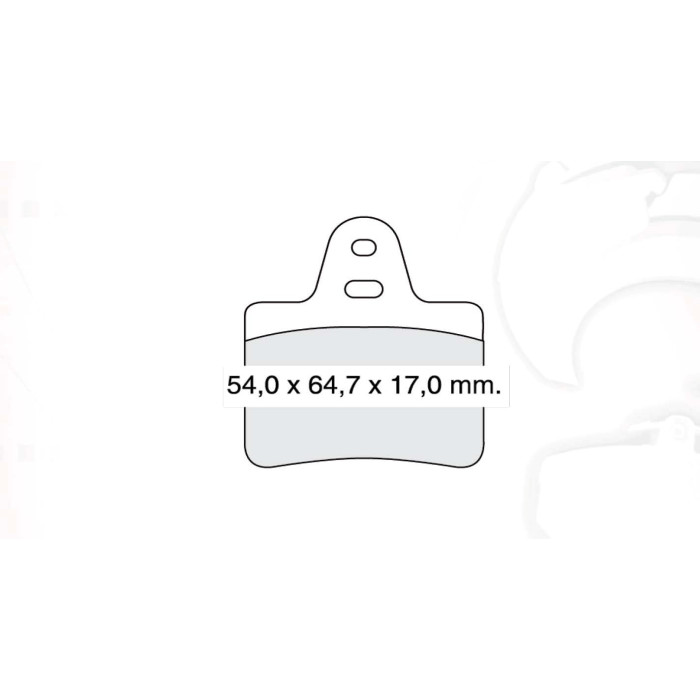 Колодки тормозные задние CIT BX 82-93, CX I/II 75-92  D284E (GDB263) (пр-во Intelli)