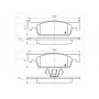 Колодки тормозные передние RENA DACIA Logan II 12-…, Sandero II 12-…, MCV II 12-…, Clio IV 14-…, Sym