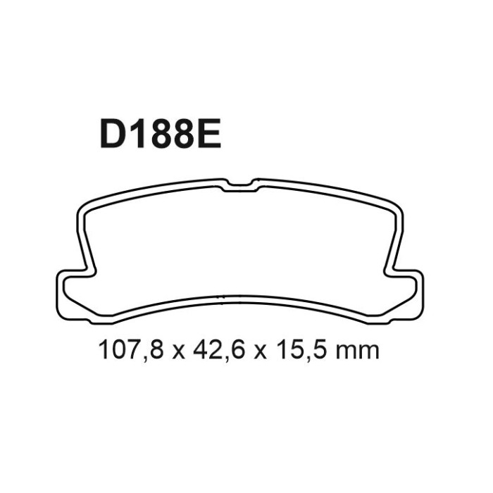Колодки тормозные задние TOYOTA Corolla (E8, E9, E10, E11) 85-02, Camry (V10, V20) 83-01, Avensis (T