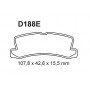 Колодки тормозные задние TOYOTA Corolla (E8, E9, E10, E11) 85-02, Camry (V10, V20) 83-01, Avensis (T