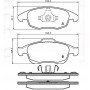 Колодки тормозные передние PEUG Partner 08-…, Tepee 08-…, 5008 09-…  //  CIT Berlingo 05-..., C4 II