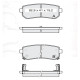 Колодки тормозные задние HYUNDAI Creta 16-…, Accent (MC) 05-10, i30 07-11, ix20 10-…, ix35 10-…, Son