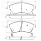 Колодки тормозные передние OPEL Astra J 09-15  //  CHEVR Cruze (J300) 09-…, Aveo (T300) 11-… D296E (