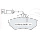 Колодки тормозные передние AUDI 80 86-91, 100 86-90  //  CHERY Elara 06-…, Eastar 03-07, Amulet 10-…