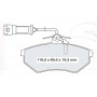 Колодки тормозные передние AUDI 80 86-91, 100 86-90  //  CHERY Elara 06-…, Eastar 03-07, Amulet 10-…
