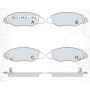 Колодки тормозные передние FORD Transit, 15 wheels 00-06 D340E (GDB1461) (пр-во Intelli)