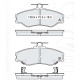 Колодки тормозные передние HYUNDAI Porter (TagAZ) 94-04, H100 94-04 D343E (GDB3089) (пр-во Intelli)
