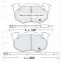 Колодки тормозные передние CIT BX D352E (GDB313) (пр-во Intelli)