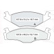 Колодки тормозные передние VW Golf I II III/Jetta I II/Passat/Santana/Sciroco/Vento; SEAT Cordoba/Ib