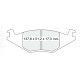 Колодки тормозные передние VW Golf II 1.1-1.6D 83-91, SEAT Ibiza 1.3/1,4i 93 D368E (GDB463) (пр-во I