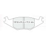 Колодки тормозные передние VW Golf II 1.1-1.6D 83-91, SEAT Ibiza 1.3/1,4i 93 D368E (GDB463) (пр-во I