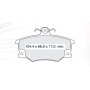 Колодки тормозные передние FIAT Punto / Tempra D373E (GDB458) (пр-во Intelli)