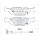 Колодки тормозные передние BMW  (80-90) D381E (GDB299) (пр-во Intelli)