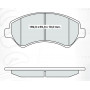 Колодки тормозные передние CIT Jumper (06 - ….), FIAT Ducato (06-…..), PEUG Boxer (06-….) (.) D397E