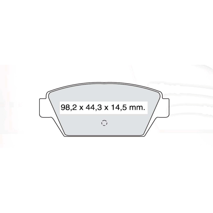 Колодки тормозные задние MITSU Galant / Lancer  D401E (GDB945) (пр-во Intelli)