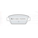 Колодки тормозные задние MITSU Galant / Lancer  D401E (GDB945) (пр-во Intelli)