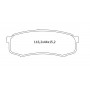 Колодки тормозные задние TOYOTA Land Cruiser J80/J90/J120 11.84-…  //  LEXUS GX, RX 00-… D402E (GDB1