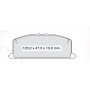 Колодки тормозные передние TOYOTA Corolla, Gelly CK (w/o ABS) D404E (GDB323) (пр-во Intelli)