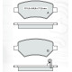Колодки тормозные передние ZAZ Forza, CHERY Bonus D411E (A13-3501080) (пр-во Intelli)