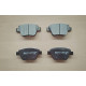 Колодки тормозные задние VW Golf VI, Touran, Jetta IV, Caddy III // SKODA Octavia 04-13, Superb 09-1