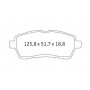 Колодки тормозные передние FORD Fiesta VI 08-... D420E (GDB1893) (пр-во Intelli)