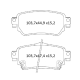 Колодки тормозные задние NISSAN Quashqai II (J11) 02.14-..., X-Trail (T32) 12.13-...  //  RENA Kadja