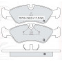 Колодки тормозные передние DAEWOO Espero/Lanos/Nexia/OPEL Astra F/Calibra A/Kadett E/Omega A/Vectra
