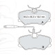 Колодки тормозные передние PEUG 205/306/405 D439E (GDB484) (пр-во Intelli)