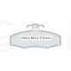 Колодки тормозные передние Skoda Felicia / FORD Sierra D446E (GDB473) (пр-во Intelli)
