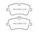 Колодки тормозные передние MB C-Classe (W203) 00-07, S-Classe (W220) 02-05 D447E (GDB1413) (пр-во In