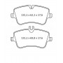 Колодки тормозные передние MB C-Classe (W203) 00-07, S-Classe (W220) 02-05 D447E (GDB1413) (пр-во In