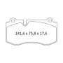 Колодки тормозные передние MB E-Classe (W211) 05-08, S-Classe (W221) 05-13 D448E (GDB1733) (пр-во In
